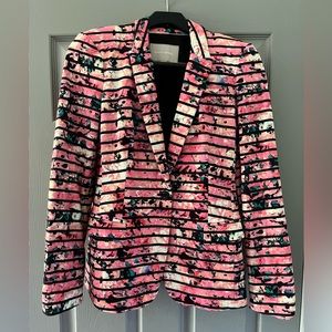 Banana Republic floral blazer